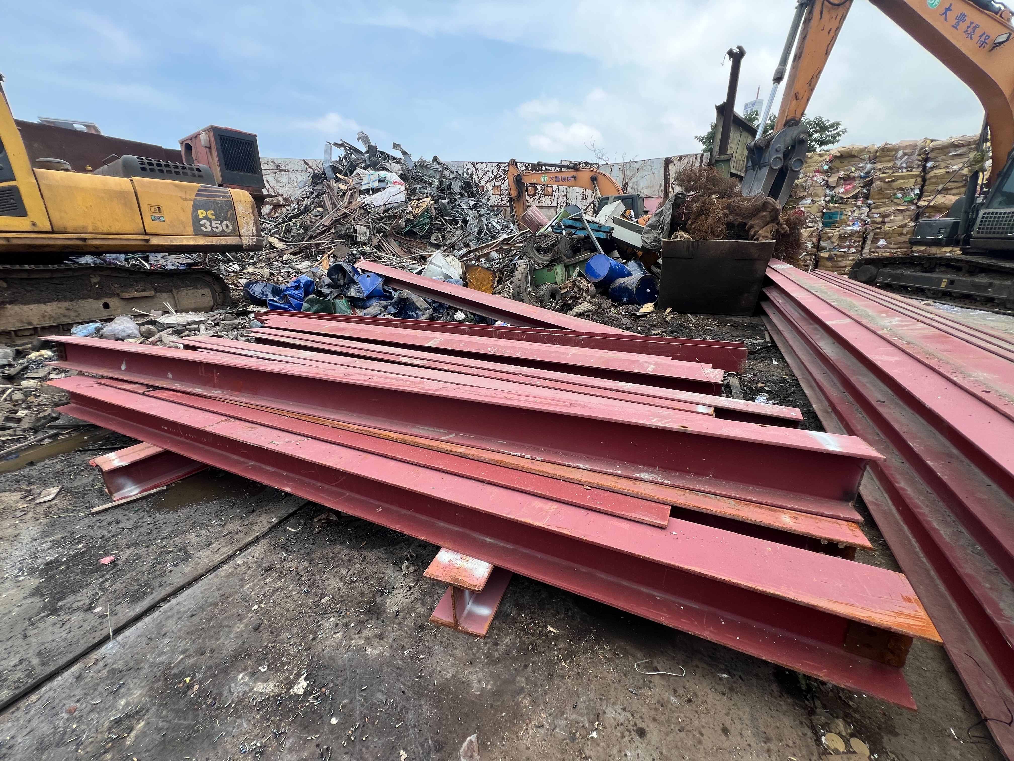 工程餘料回收與鋼材再利用(construction waste recycling)